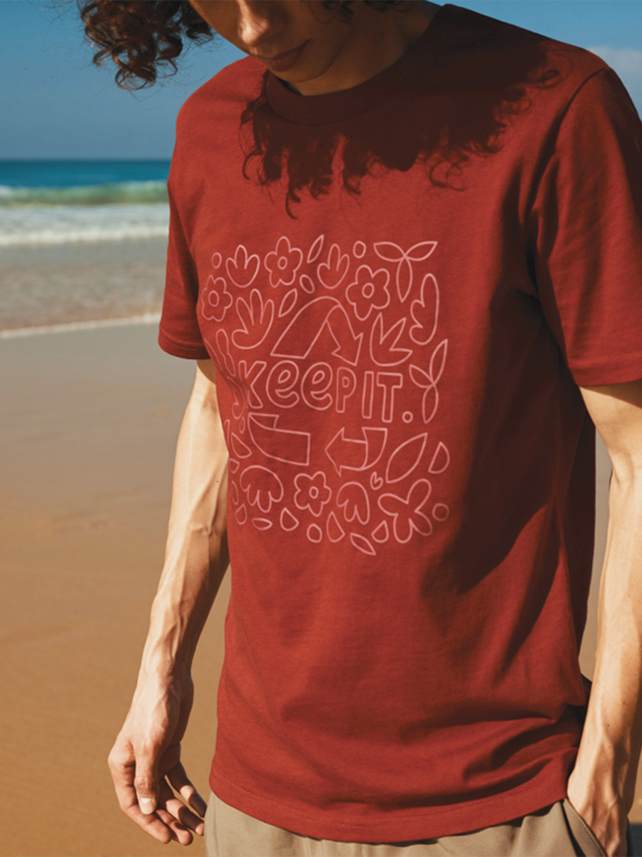 Vättern t-shirt med tryk