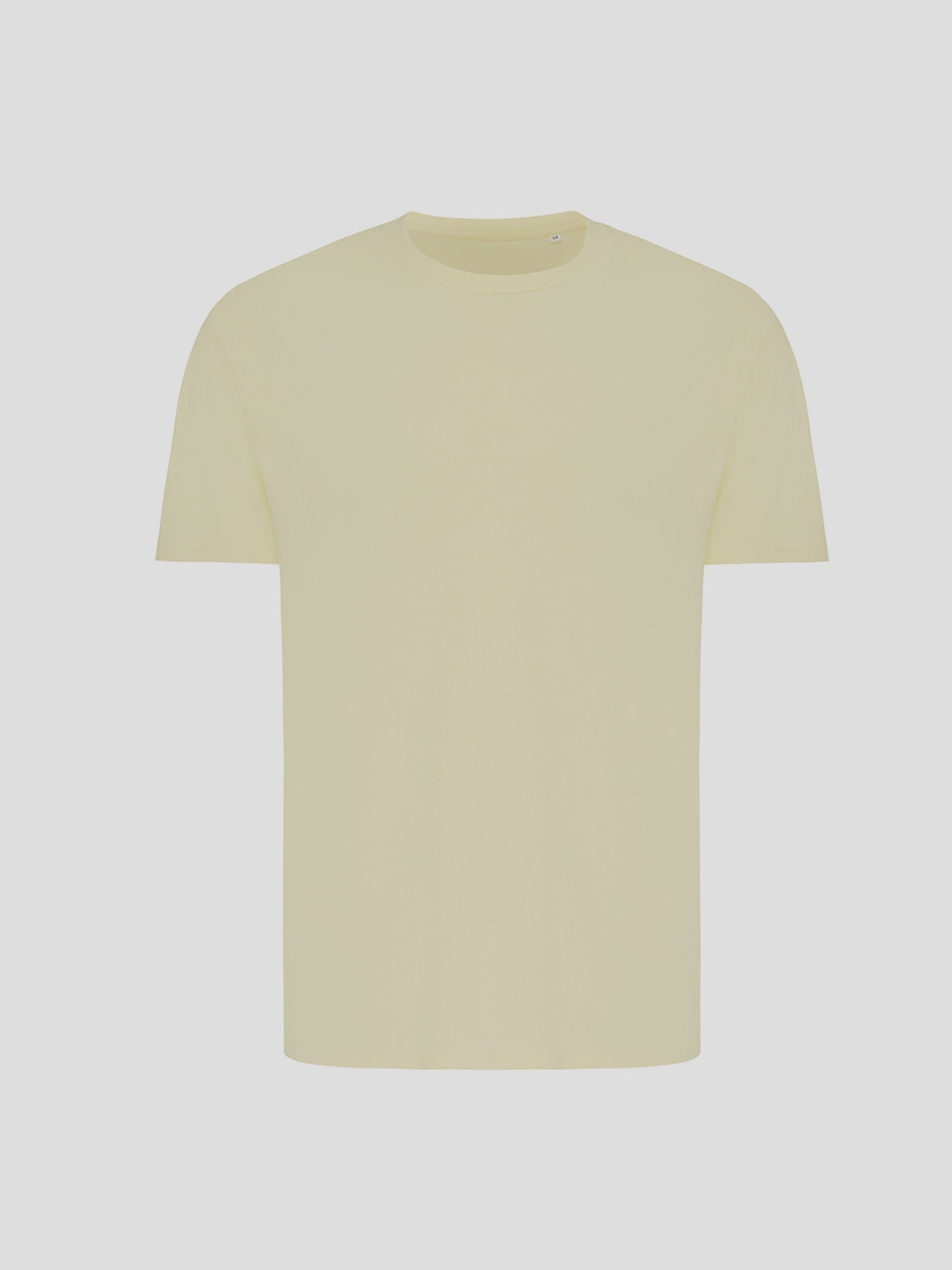 Vättern t-shirt gul af økologisk bomuld