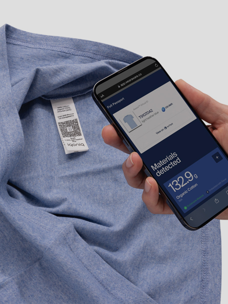 Vättern t-shirt med digitalt produktpas
