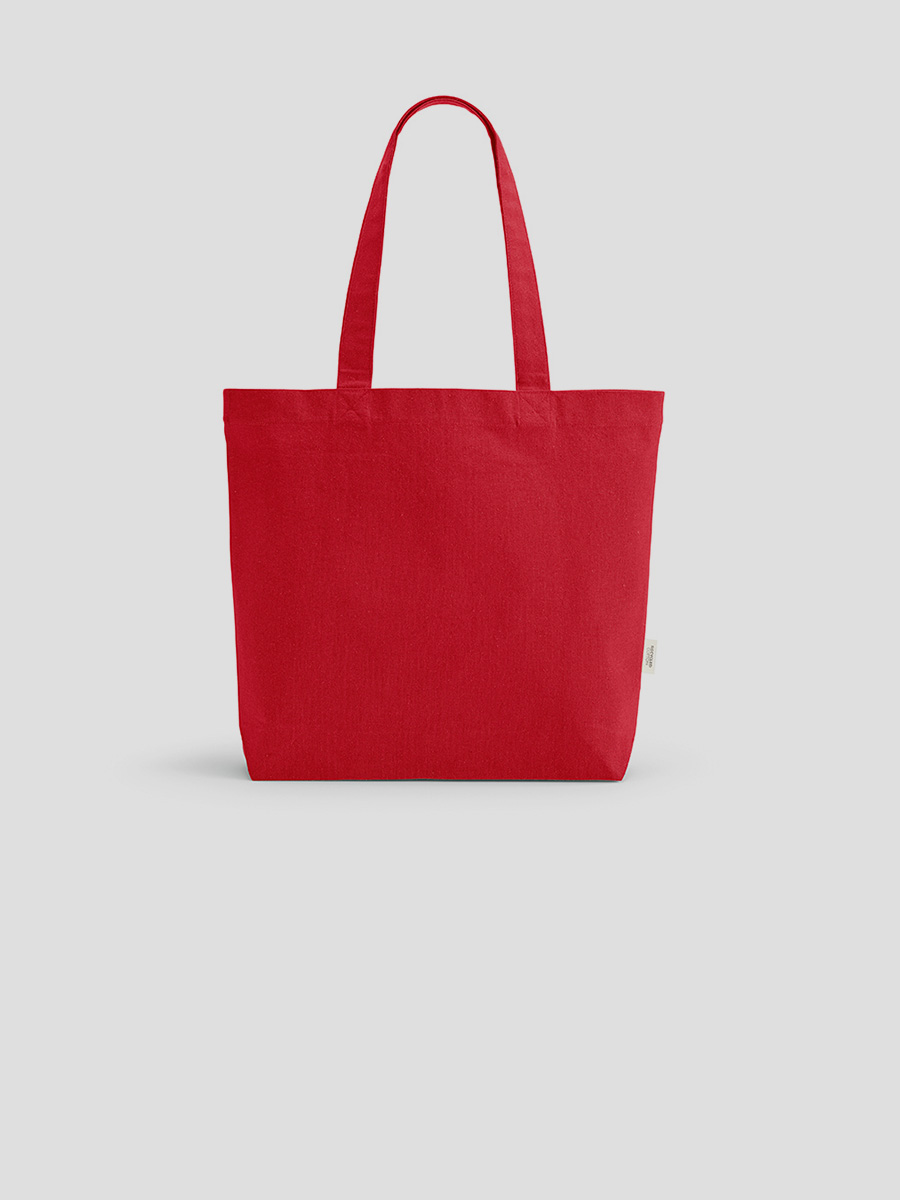 Stor mulepose med logo