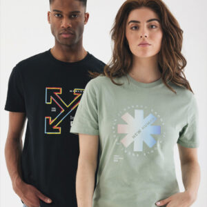 Siljan t-shirt med tryk til medarbejderne