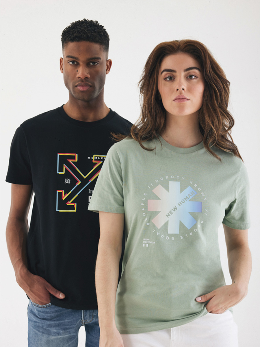 Siljan t-shirt med tryk til medarbejderne