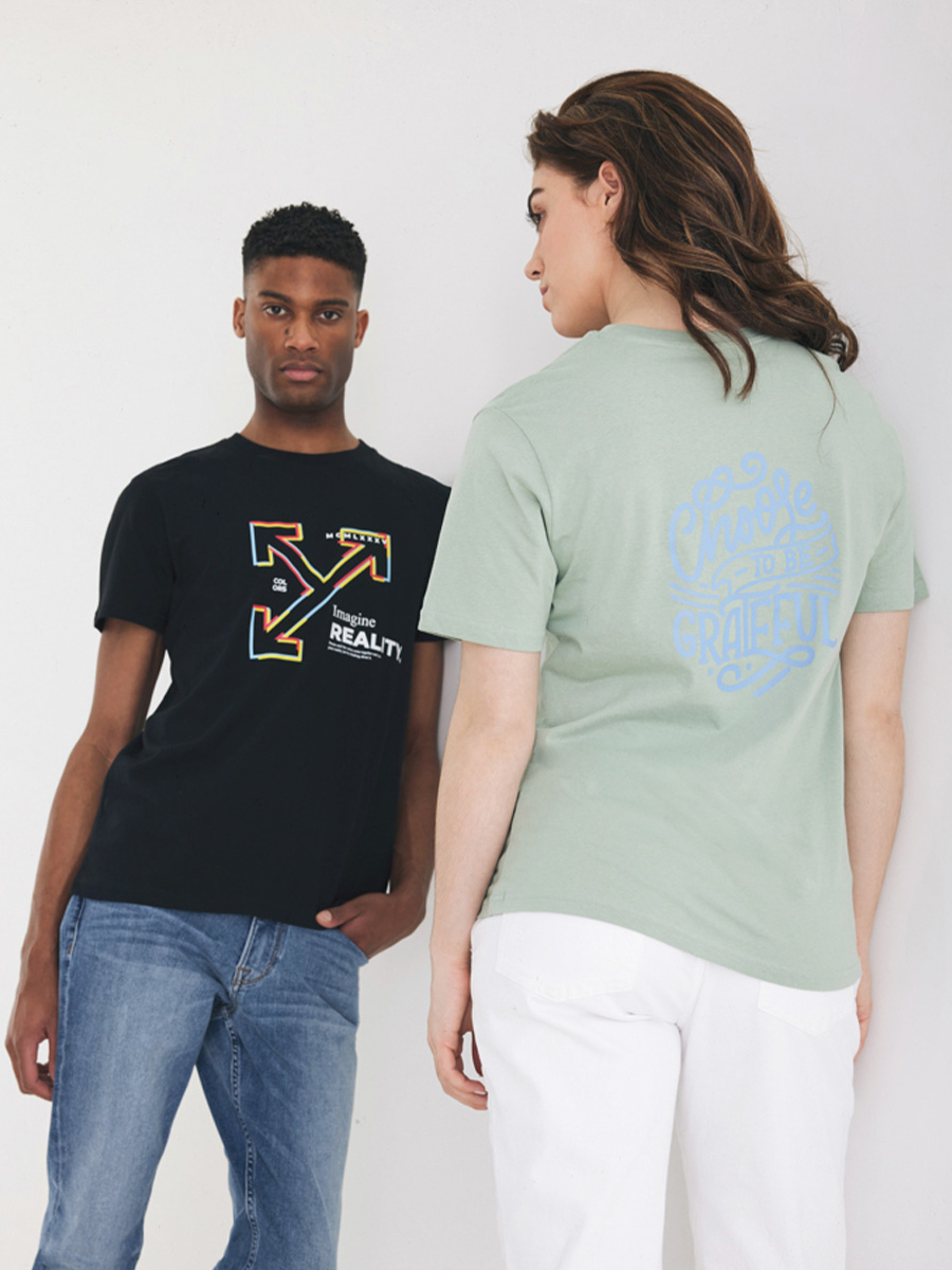 Siljan t-shirt med tryk til mænd og kvinder