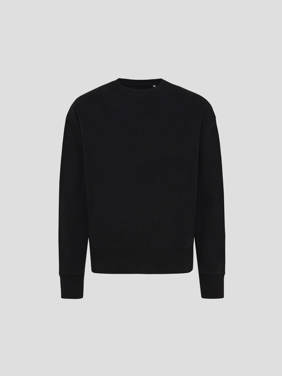 Få Barents sweatshirt i sort med tryk