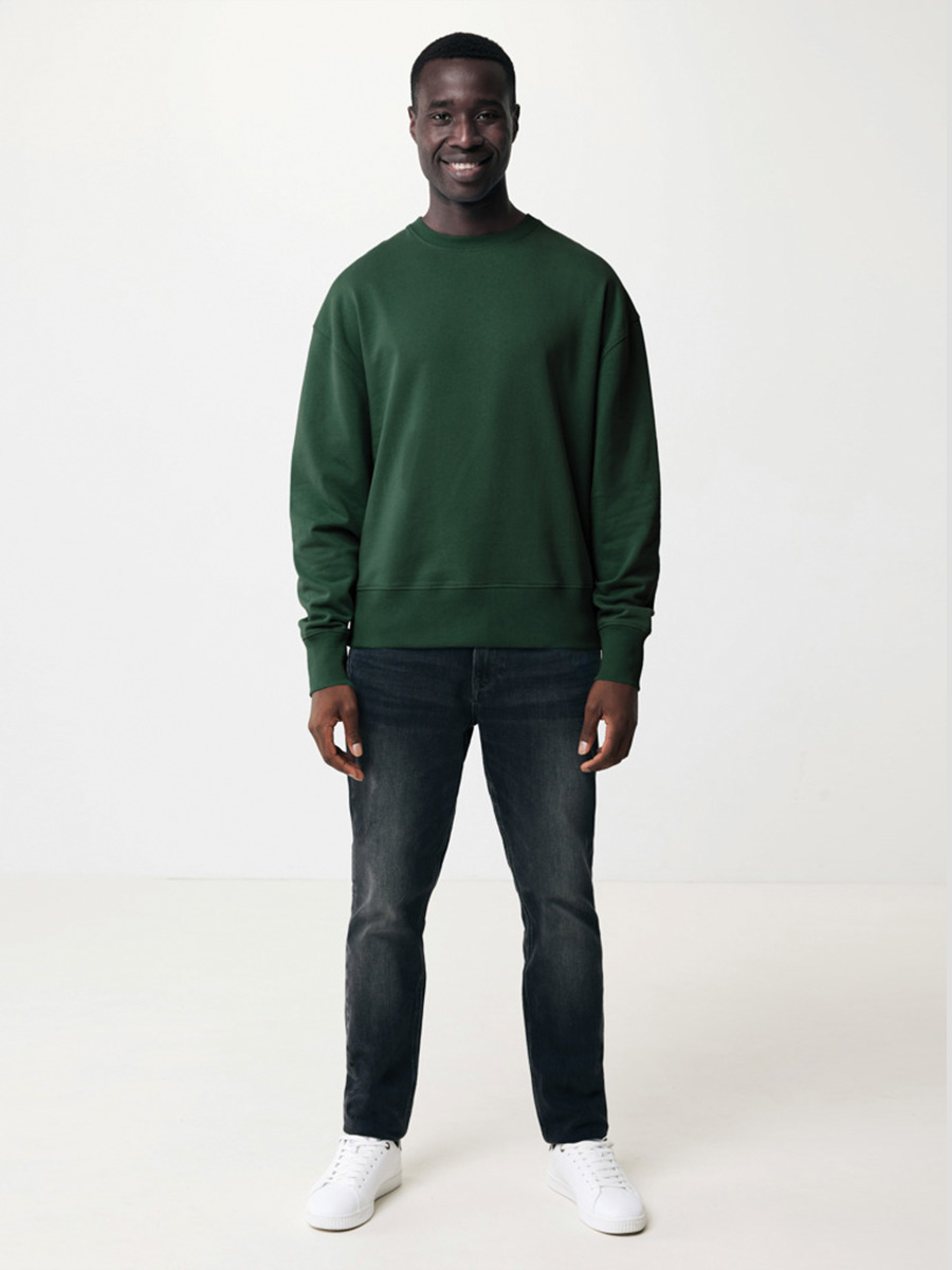 Barents sweatshirt i løs fit og flere farver med tryk