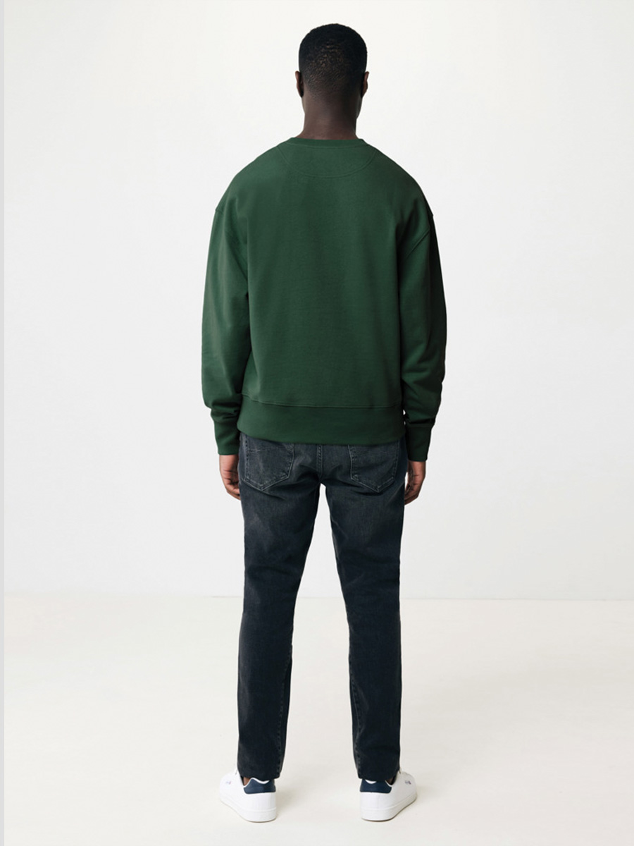 Barents sweatshirt i løs fit og flere farver med tryk