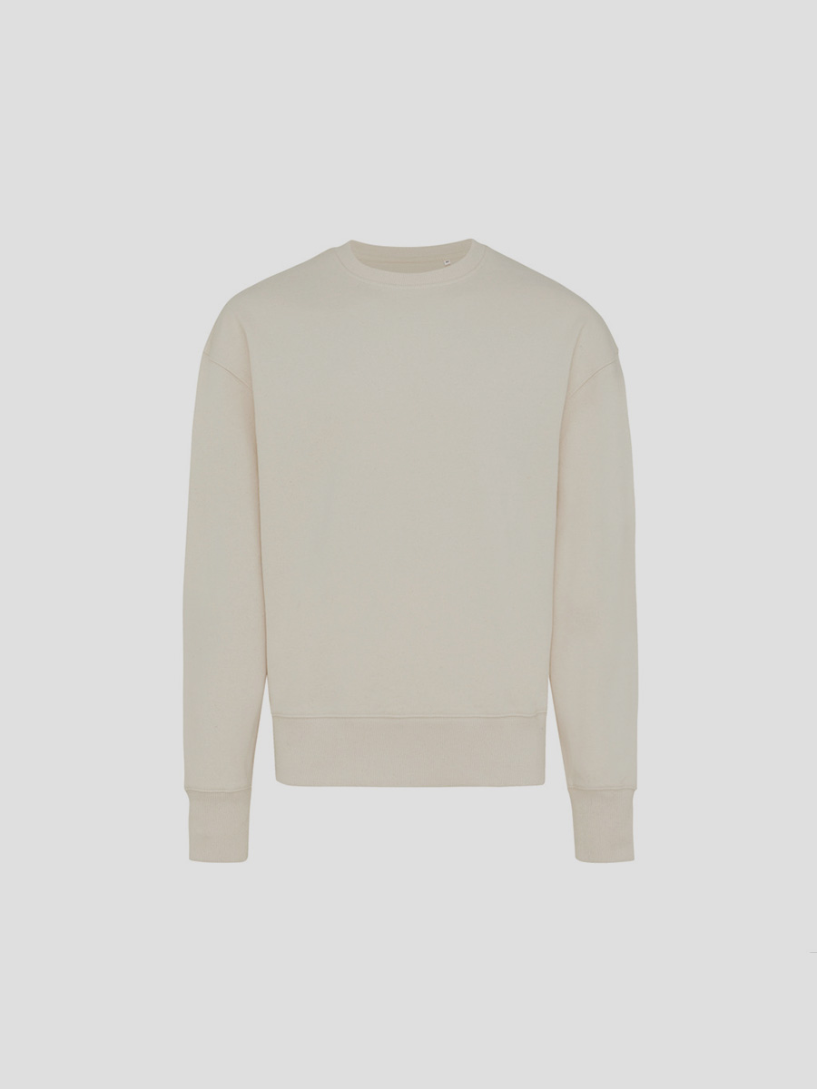 Barents sweatshirt i løs fit og flere farver med tryk