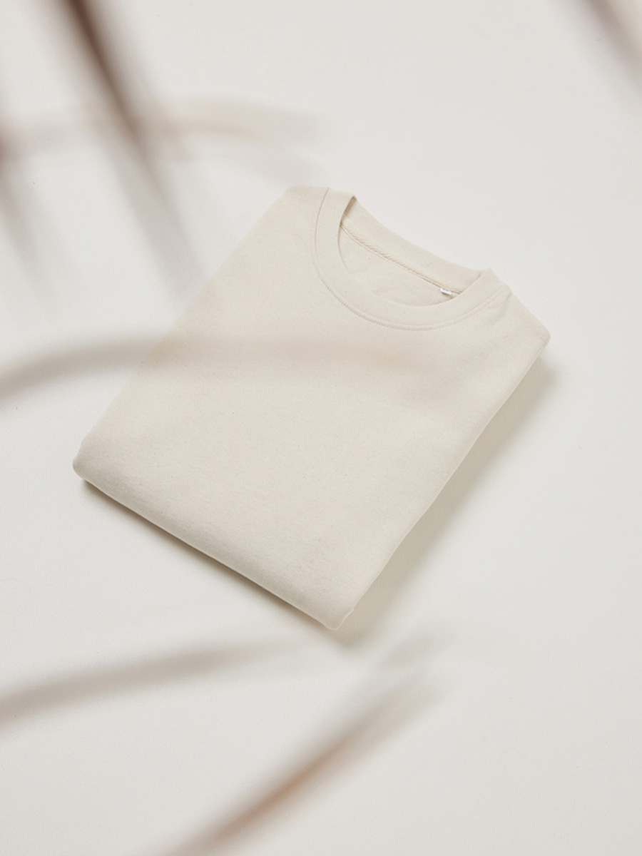 Barents sweatshirt i løs fit og flere farver med tryk
