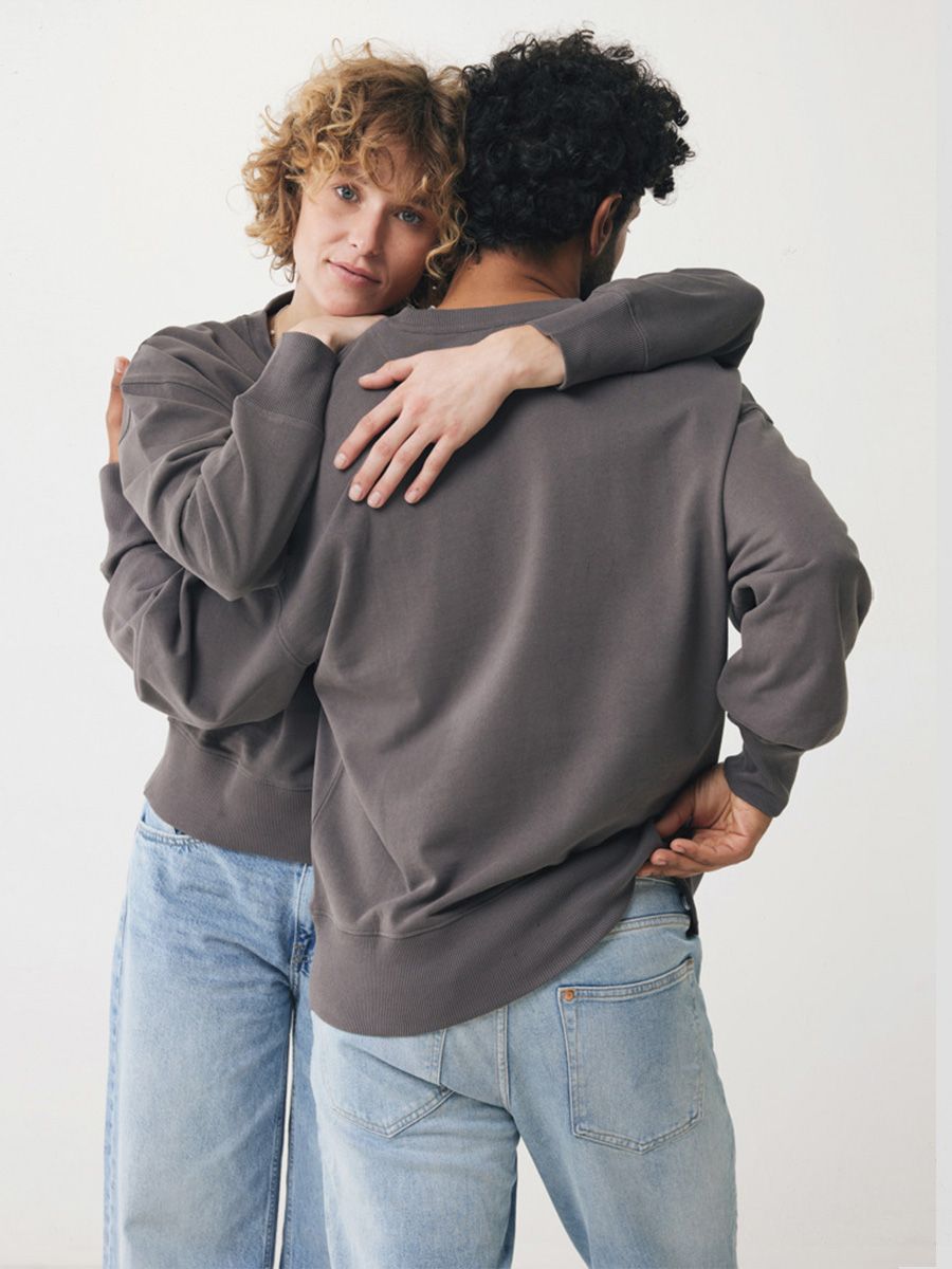 Barents sweatshirt i flere farver med tryk