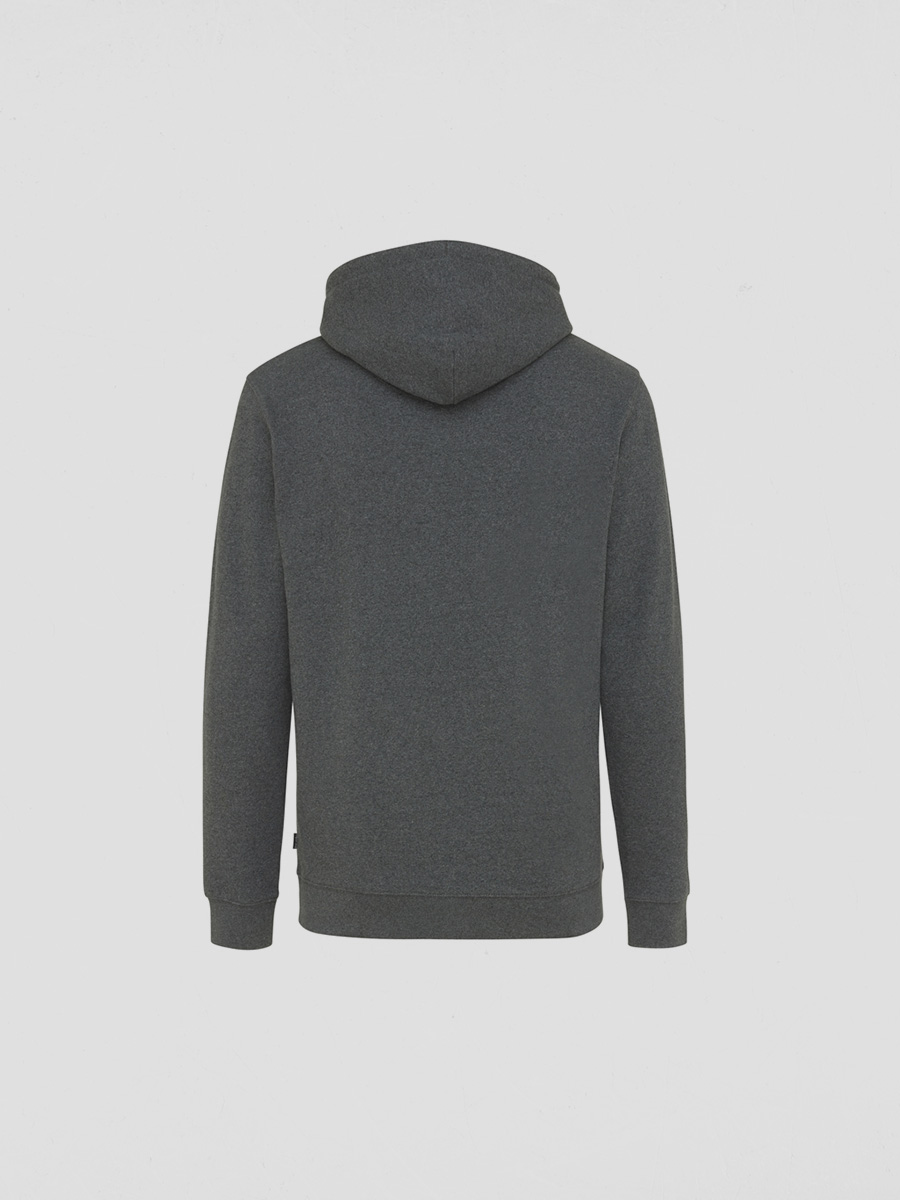 Sula sweatshirt med tryk i ufarvet bomuld