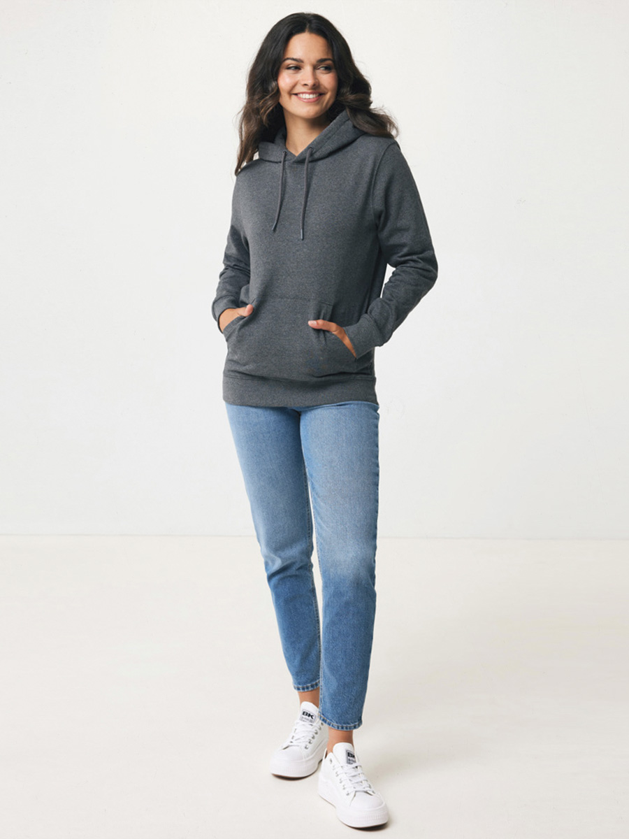 Få Sula sweatshirt med logo i ufarvet bomuld