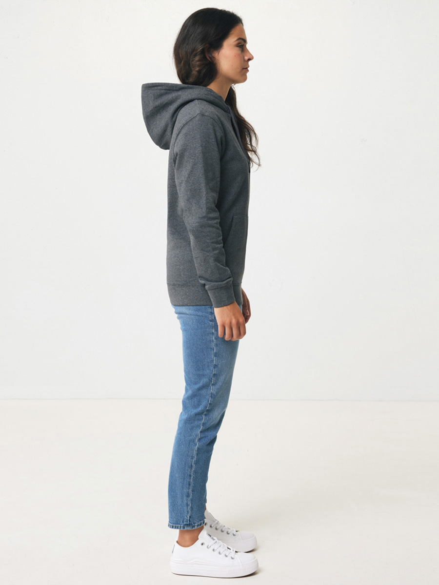 Sula sweatshirt med tryk i ufarvet bomuld