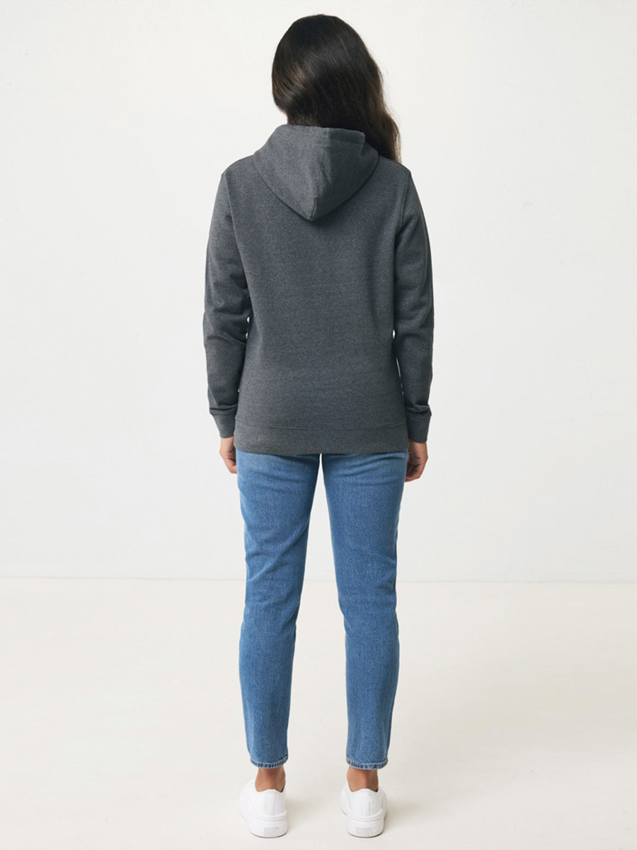 Sula sweatshirt med tryk i ufarvet bomuld