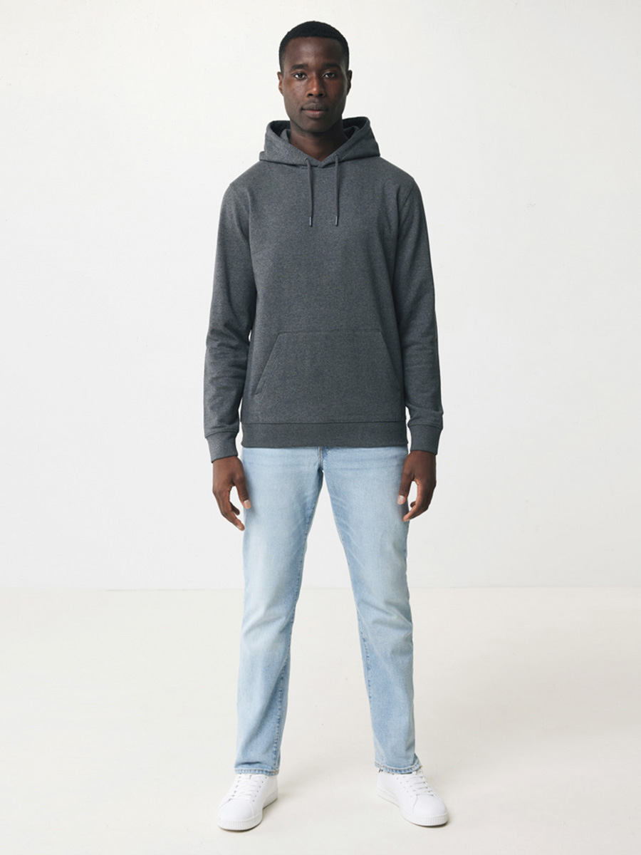 Sula sweatshirt med tryk i ufarvet bomuld