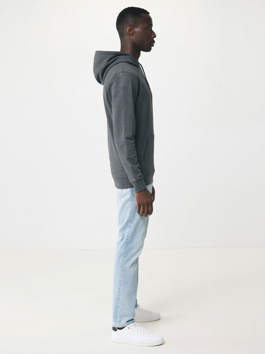 Sula sweatshirt med tryk i ufarvet bomuld
