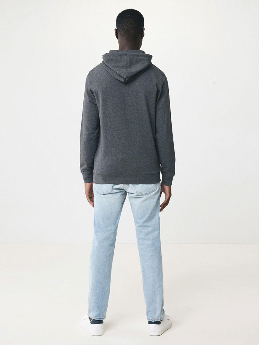 Sula sweatshirt med tryk i ufarvet bomuld
