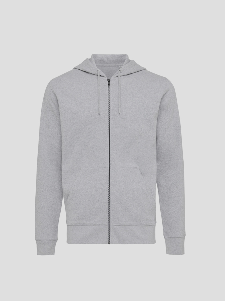 Få logo på Lofot sweatshirt med hoodie og lynlås