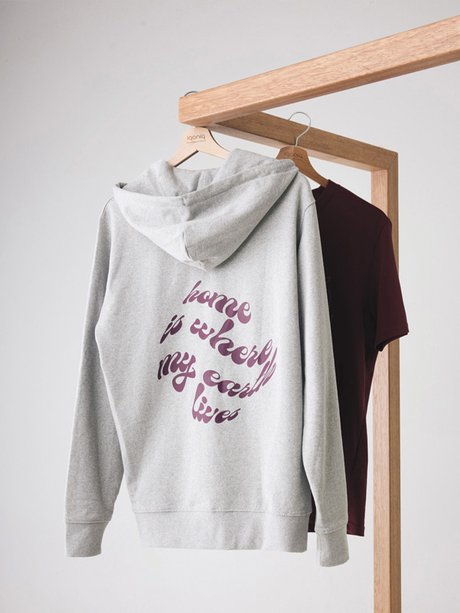 Få tryk på Lofot sweatshirt med hoodie og lynlås