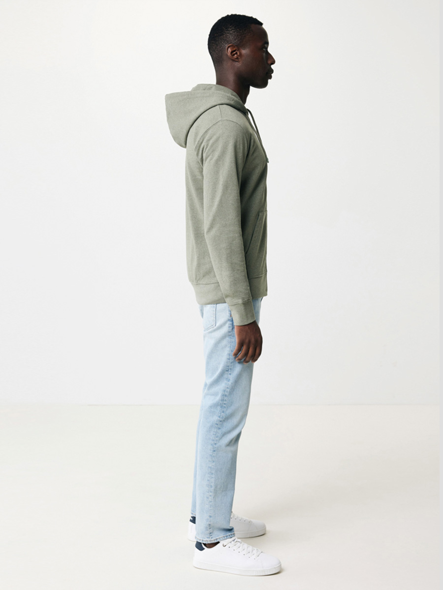 Få logo på Lofot sweatshirt med hoodie og lynlås