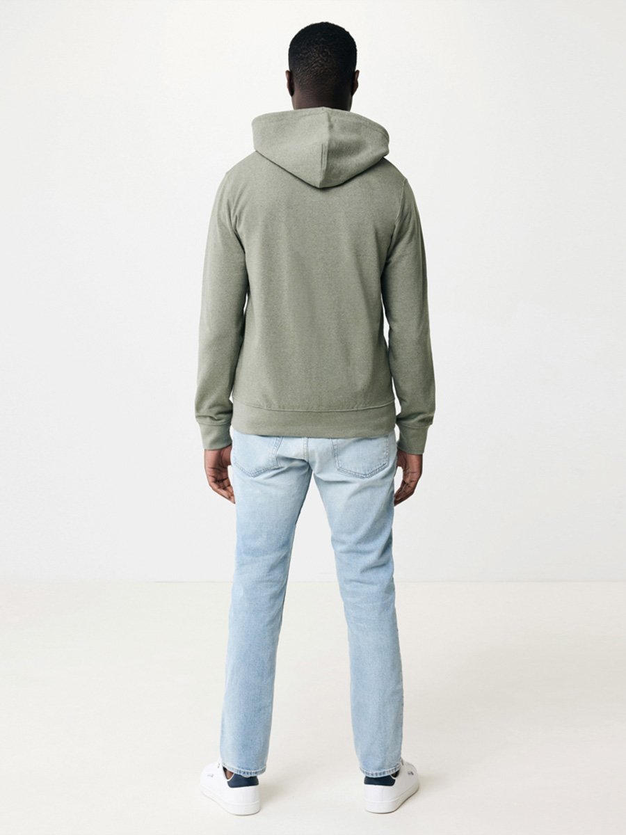 Få logo på Lofot sweatshirt med hoodie og lynlås