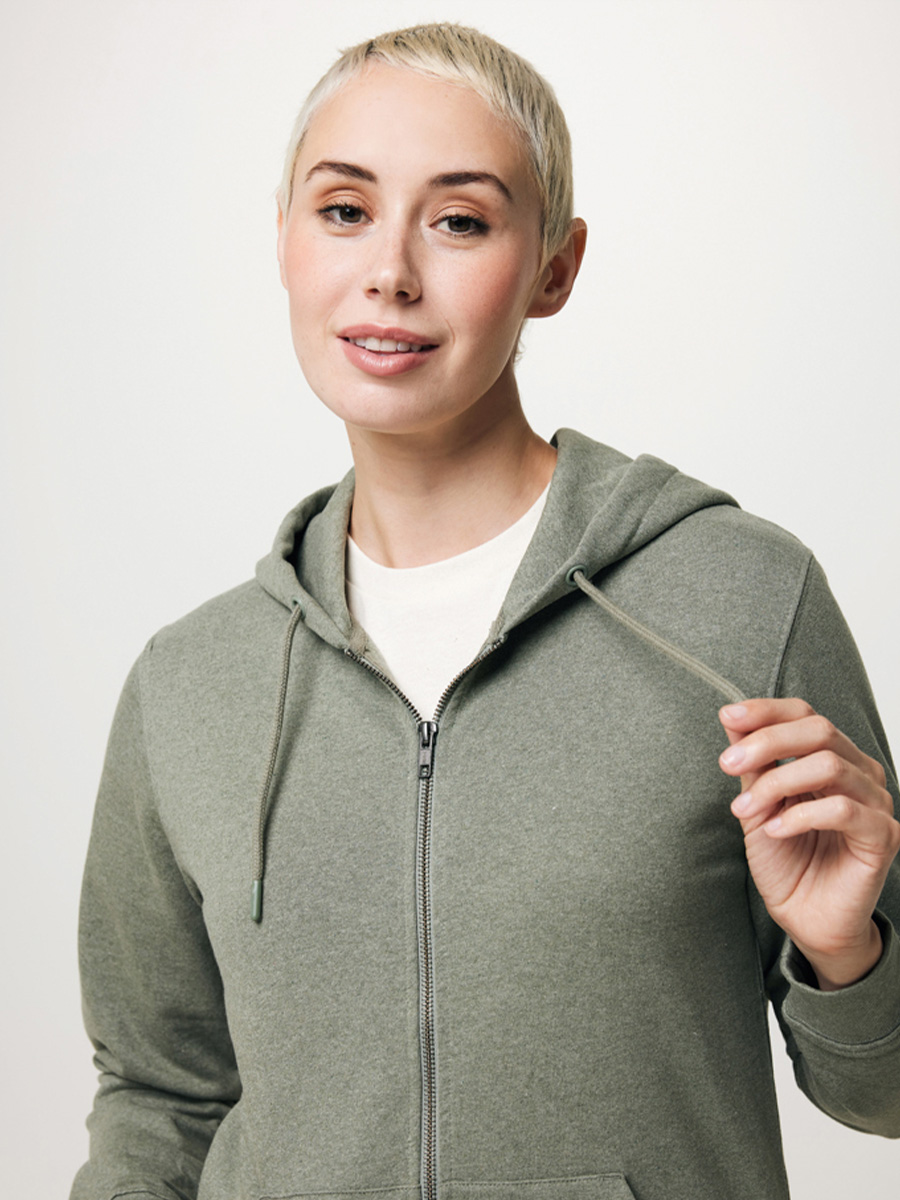 Lofot sweatshirt med hoodie og lynlås