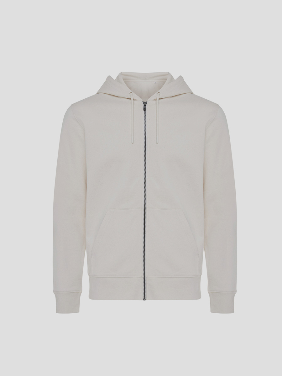 Få logo på Lofot sweatshirt med hoodie og lynlås