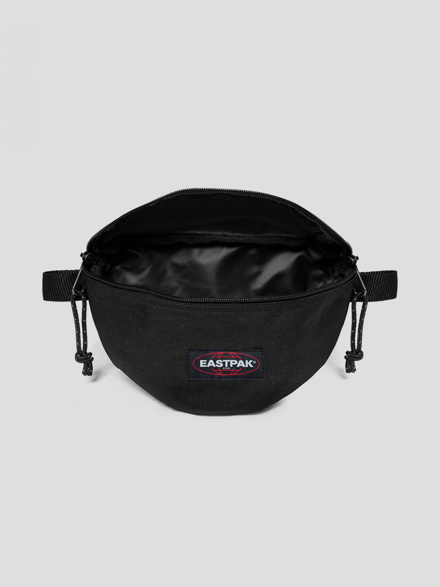 eastpak springer bæltetaske sort åben