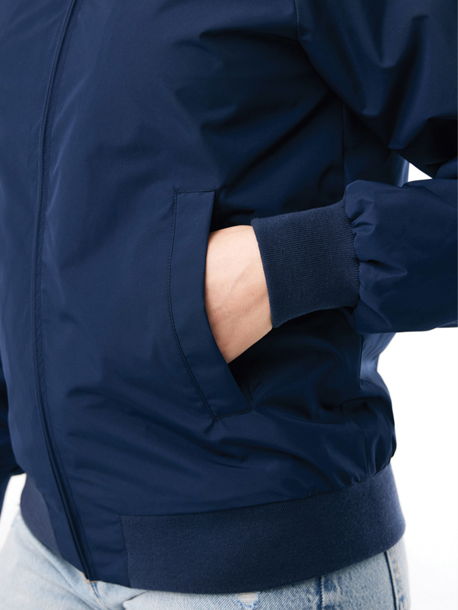 Windbreaker jakke med tryk