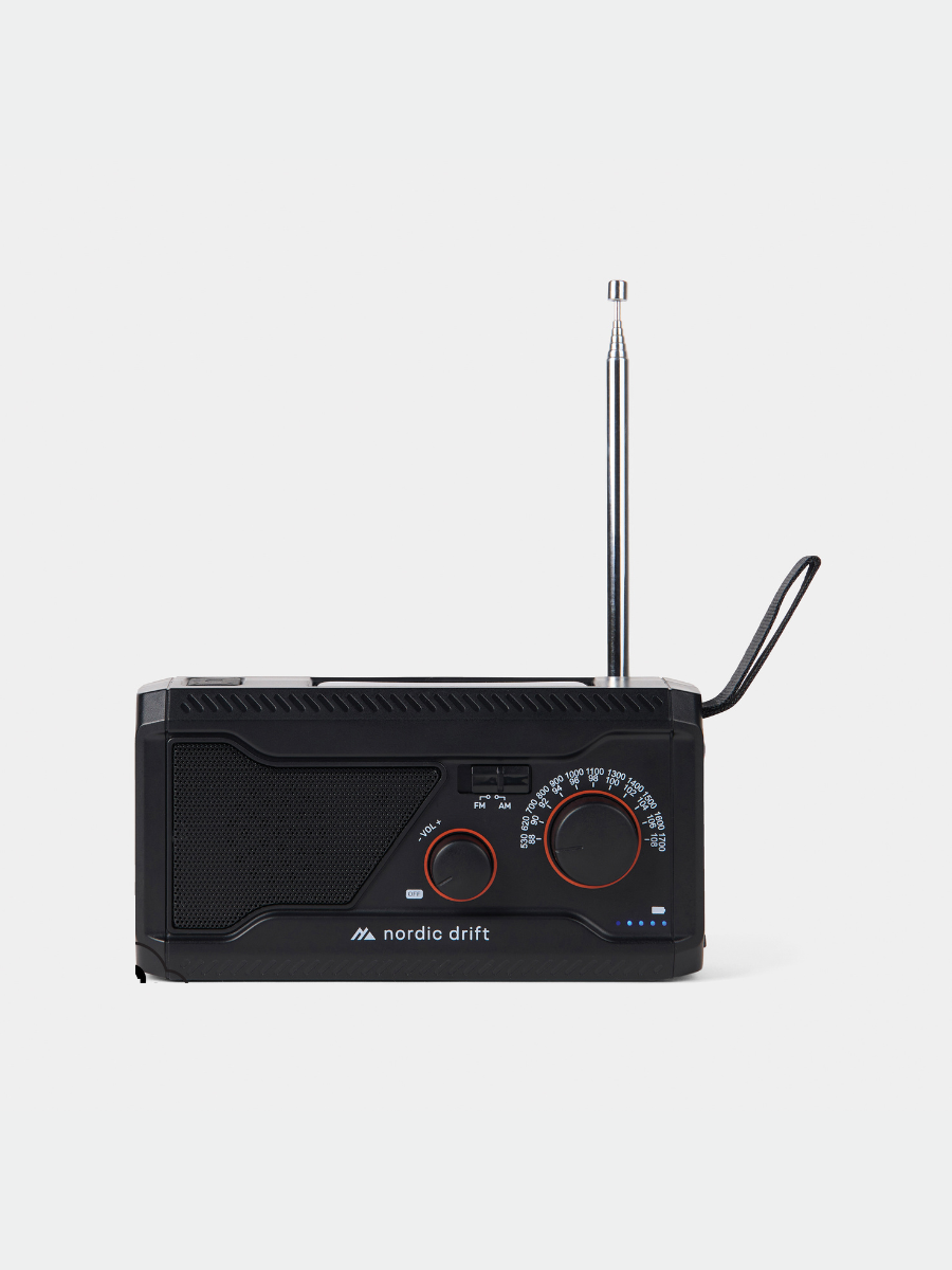 Titan multifunktionel nødradio med håndsving