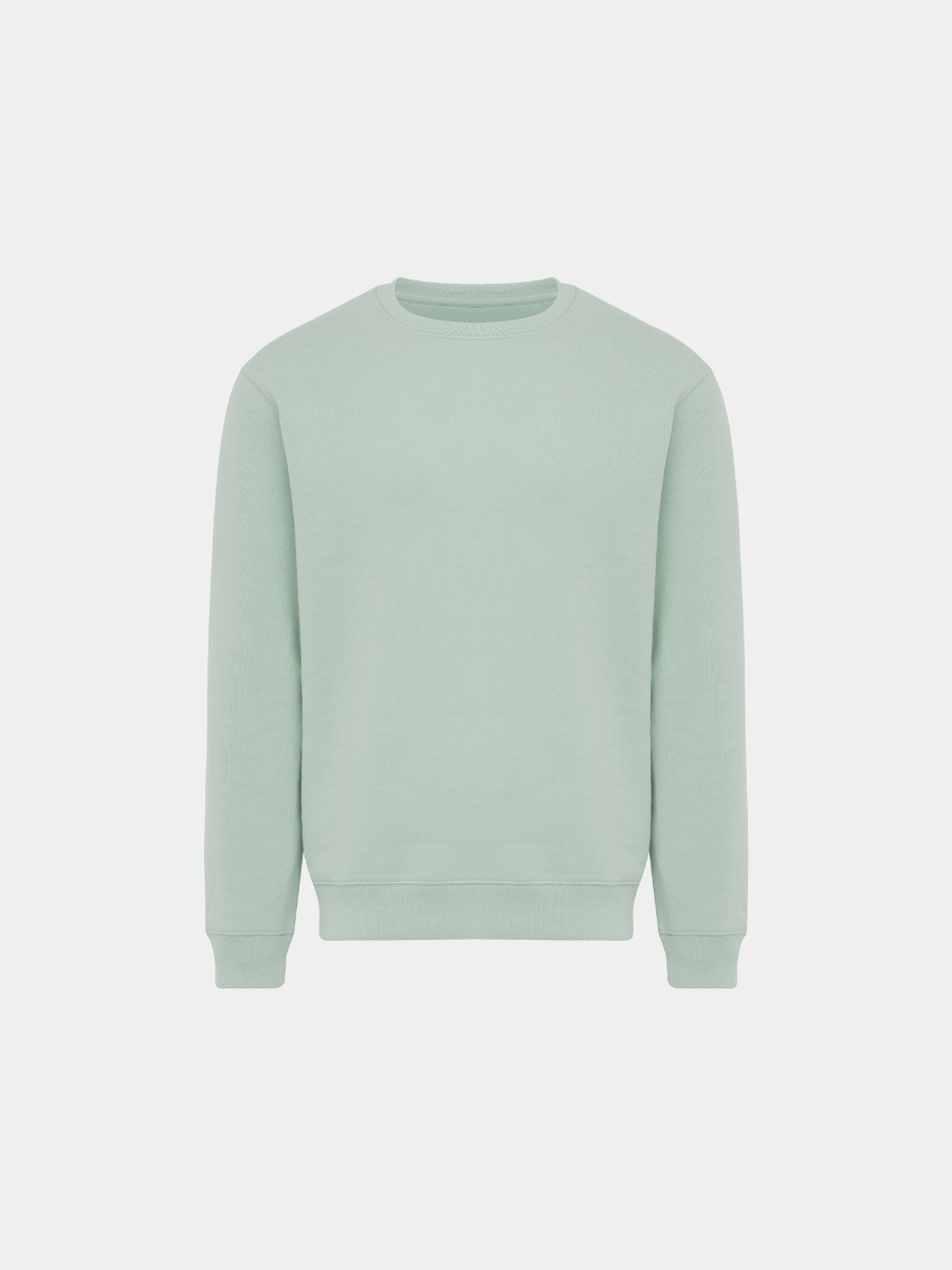 Sweatshirt i økologisk og genanvendt bomuld