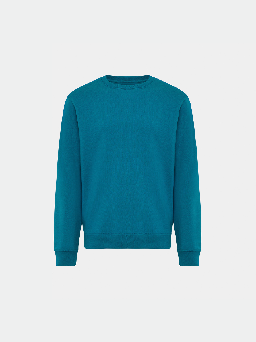 Eldin crewneck med blød børstet fleeceinderside
