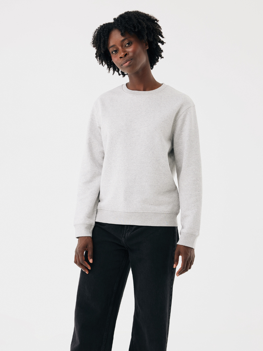 Eldin sweatshirt i bomuld og genanvendt polyester