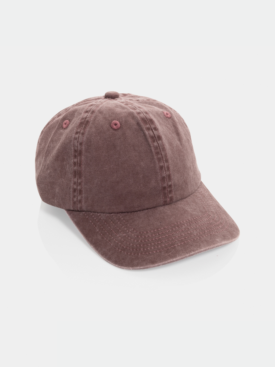 Kelda 6-panel kasket i vasket bomuldstwill