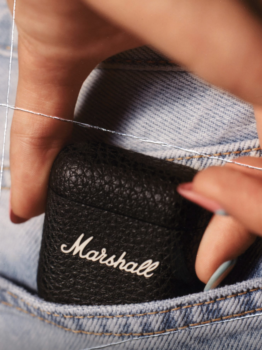 eksklusive wireless in-ear hørebøffer fra marshall